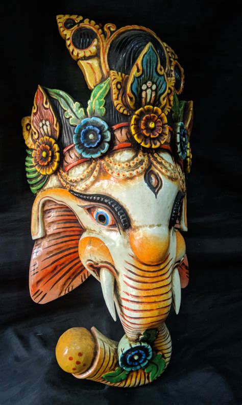 Ganesh Wall Mask - Etsy