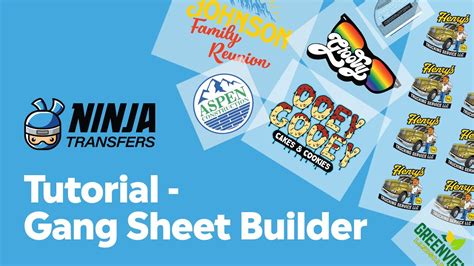 Gang Sheet Builder Tutorial Video YouTube
