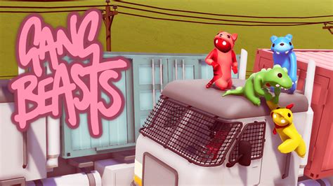 Gang Beasts is a silly local multiplayer party game with doughy 