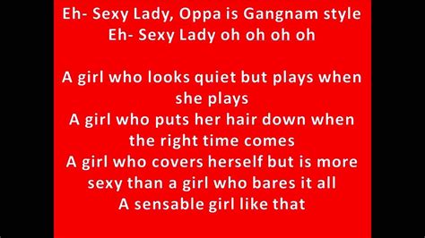 Gangnam style lyrics english. Things To Know About Gangnam style lyrics english. 
