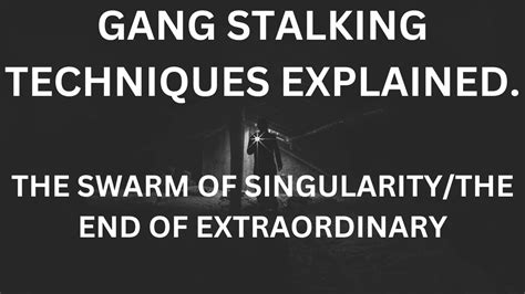 Gang stalking strategies include following the victim, monitoring,