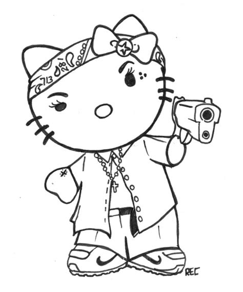 Gangster Coloring Pages Coloring Home