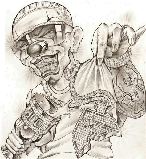 Gangster Drawing