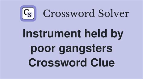 Gangsters Blade - Crossword Clue Answers - Crossword Solver