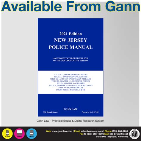 Gann law books new jersey police manual. - Histoire sociale et culturelle des caisses d'épargne en france.