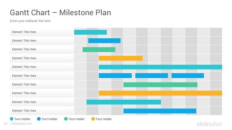 Gantt Charts Diagrams Google Slides Presentation Template Slidesalad
