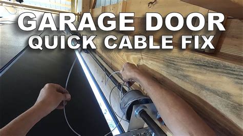 Garage door cable came off spool - DIY fix or hire a pro?