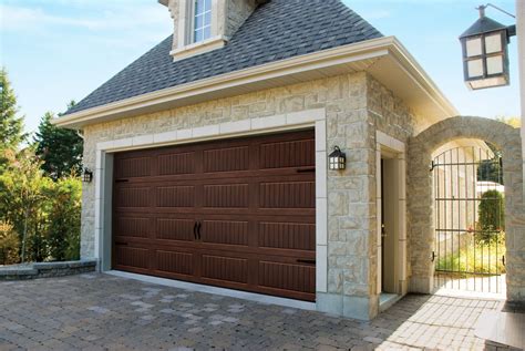 Garage door colors. ARTISTRY ® STEEL. Artistry ® Steel garage doors are available in multiple insulation options including our high R-value Intellicore ® polyurethane, polystyrene insulation and also non-insulated. Select from several design choices including Ultra-Grain ®, our beautiful, one of a kind woodgrain paint finish.. Available in short or … 