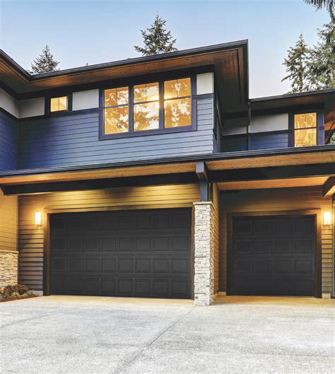 Garage door panels. Wayne Dalton offers its 8700 model vinyl door in two patterns, Colonial and Sonoma. Other manufacturers have similar offerings. Some, like Door Boy in New Jersey, offer carriage-style swinging doors made from vinyl planks.. According to San Jose-based Precision Garage Door, sectional doors with horizontal hinged sections are also … 