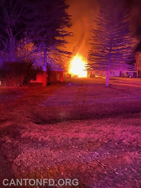 Garage fire in Canton NorthCountryNow