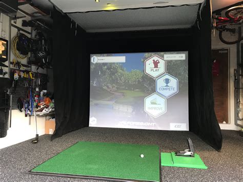 Garage golf simulator. Mevo+ SwingBay Golf Simulator. Starting at $7,100. Best For Indoor/Outdoor Flexibility. Minimum Room Size: 9' High x 12' Wide x 16' Deep. Learn More About Mevo+ SwingBay. You should choose the SkyTrak+ SwingBay Golf Simulator if you have a $10,000 budget and at least 9' high x 12' wide x 16' deep of space. 