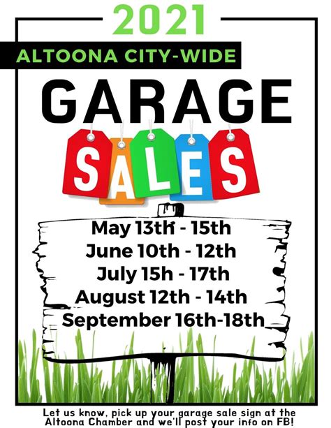 garage sales found around Altoona, Pennsylvania. There are no yard