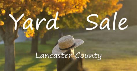 Lancaster County, PA REAL YARD SALES. This page is for people to list REAL Yard sales! If you're having a yard sale you can post it on here! Please list DATE, ADDRESS, …. 