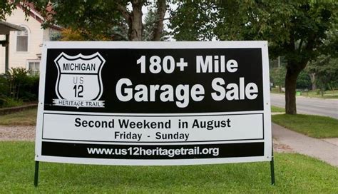 Price $ Profile Reviews 0 Region Home » Markets » North America » USA » Michigan » US 12 Heritage Trail Garage Sale Bridging southern Michigan’s east and west shores, this …. 