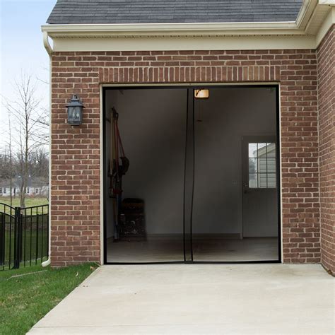 The Lifestyle® Screen garage door screen is a fully-retractab