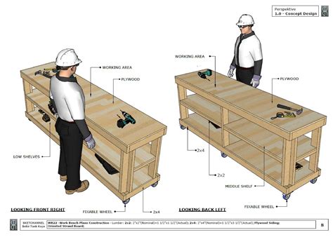 Garage workbench plans.  First are the Assembly Instructions.  Are you ea...
