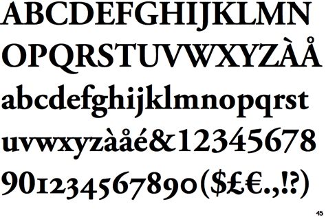 Garamond bold