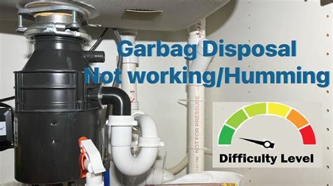 Garbage disposal humming but not spinning. Things To Know About Garbage disposal humming but not spinning. 