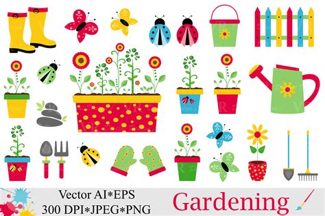 Garden Clip Art and Graphics Archives - The …