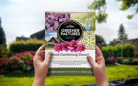 Garden Flyer Free PSD Free PSD,Vector,Icons