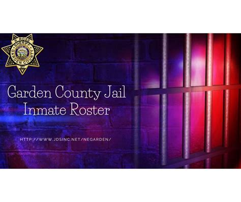 Garden county jail roster.  Garden County Jail is a medium-security fac...