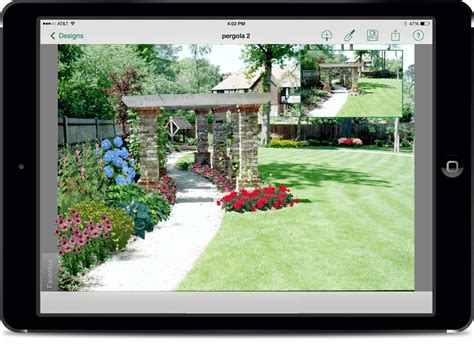 If you are looking for a landscape & garden design app for personal use be sure to download our PRO Landscape Home app. PRO Landscape Companion allows you to: - Create and Edit Designs – Create new designs using pictures taken from your tablet, or projects you started on your computer. Add to your designs with plants, mulch, grass, …. 