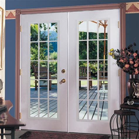 MP Doors 72 in. x 80 in. Right-Hand Inswing 2/3 Lite Low-E Glass White Finished Fiberglass Double Prehung Patio Door (16). 