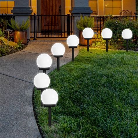 Garden light led. SUNVIE Outdoor Landscape LED Lighting 12W Waterproof Garden Lights COB Led Spotlights with Spiked Stand for Lawn Decorative Lamp US 3- Plug 3000K Warm White (2 Packs) 4.6 out of 5 stars. 1,886. 300+ bought in past month. $25.99 $ 25. 99 ($13.00 $13.00 /Count) 5% coupon applied at checkout Save 5% with coupon. 