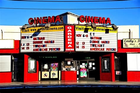Gardena cinema. We're checking out the Gardena Cinema, which pivoted to revival screenings relatively recently. The theater has been owned by the Kim family since 1976, and is now … 