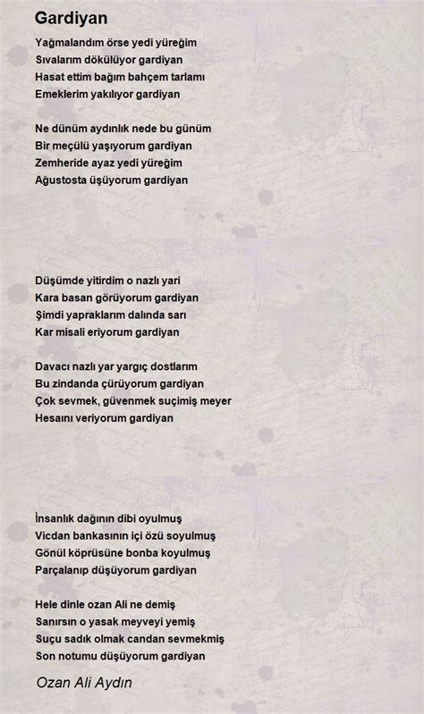 Gardiyan şiiri