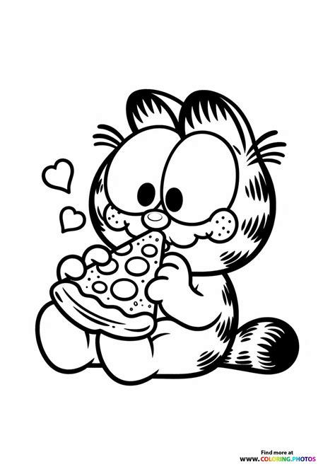 Garfield Coloring Shee