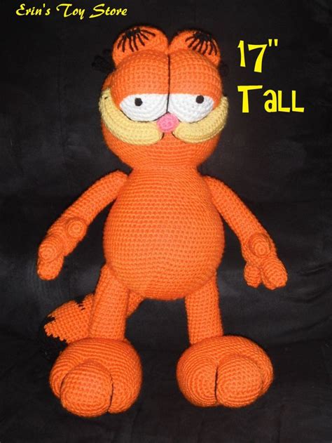 Garfield a Crochet Pattern by Erin Scull Etsy Crochet cat pattern