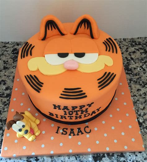 Garfield cake. Printable Garfield In A Cake coloring page. You can download, print or color online Garfield In A Cake image for free. 