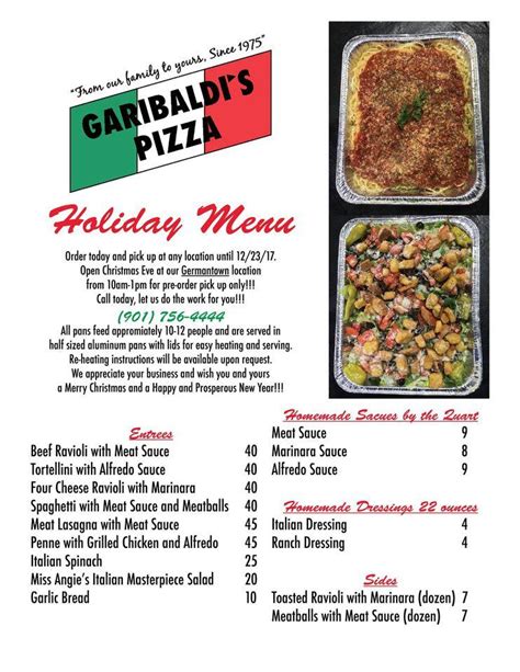 View the Menu of Garibaldis Pizza in Bolton, UK. Share it with friends or find your next meal. GARIBALDI PIZZA full range of pizza and chicken burgers view our menu for full range.