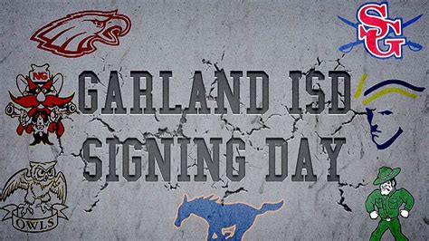 Garland ISD 2016 GISD Signing Day YouTube
