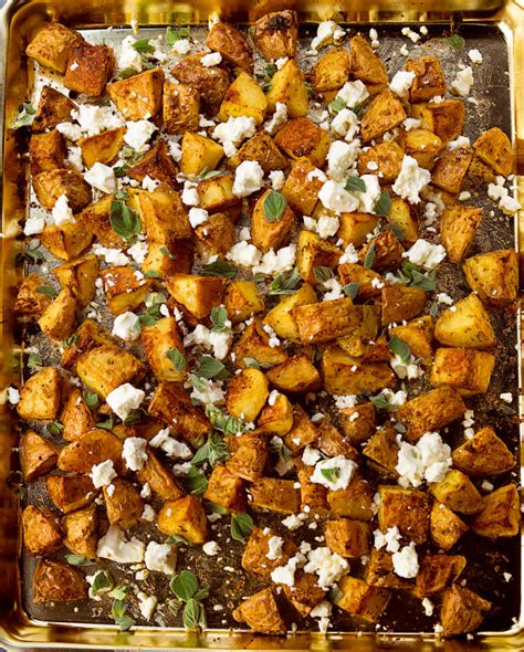 Garlicky Roast Potatoes with Oregano and Feta Recipe Nigella …