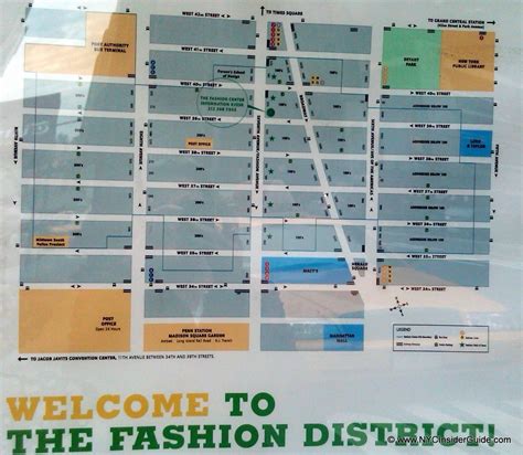 Garment District Fashion Center NYC Free Map Guide - NYC …