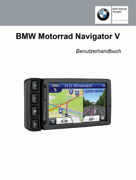 Garmin BMW Motorrad Navigator V Bedienungsanleitung