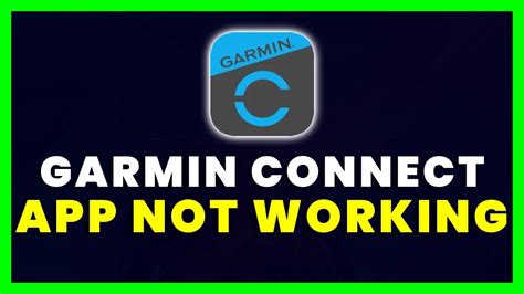 Garmin Connect App Login Not Working Bluetooth Issues