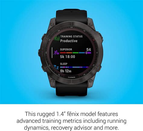 Garmin fenix 7X Sapphire Solar, Larger adventure …