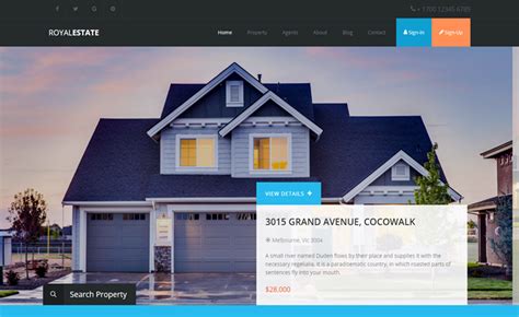 Garo Estate Free Html5 Bootstrap Multipage Real Estate Template