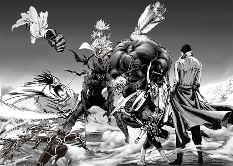 Garou vs. Monster Association Executives is the fight between Garou and the surviving cadres of the Monster Association, Fuhrer Ugly, Evil Natural Water, and Platinum Sperm. After Garou defeats Bang, Fuhrer Ugly arrives to claim his revenge on the S-Class hero. Garou, suffering damage from Bang's final blow, has his monster eye all cracked up, …. 
