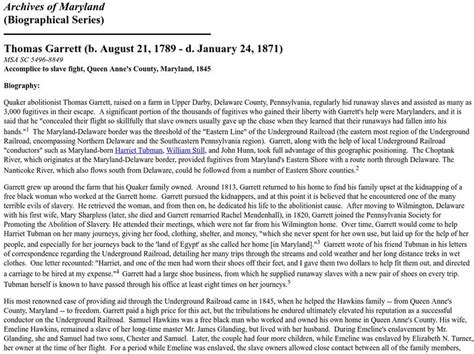 Garrett - Maryland State Archives