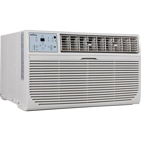 Garrison ac unit. This Garrison window-mounted air conditioner uses R-410A refrigerant to cool and heat rooms. Using this air conditioner is better for the environment. It meets UL-US and cUL certification standards. Heat and cool rooms measuring 450 sq. ft. to 550 sq. ft. Electric control panel with digital display; Includes a remote control; Includes mounting ... 