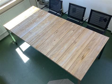 Gartentisch Teak Holz 220x100cm - eBay Kleinanzeigen