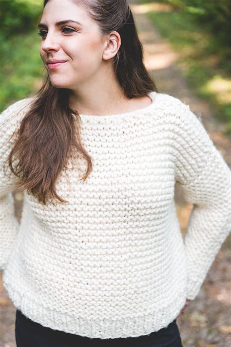 Garter Stitch Pullover Pattern