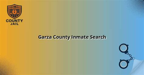 Garza west inmate search.  In this Garza County Jail Inmate Roster Search Use this webs...