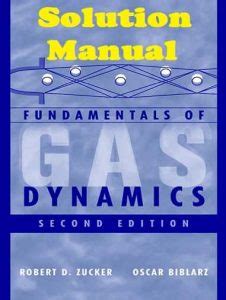 Gas Dynamics Solution Manual