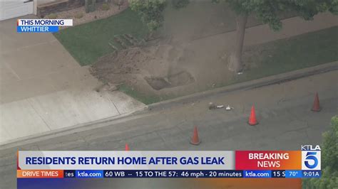 Gas cloud prompts dozens of homes to be evacuated in West Whittier