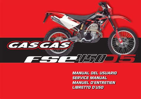 Gas gas fse 450 engine service repair manual 2004 2005. - Manual for roper rally riding lawn mower.